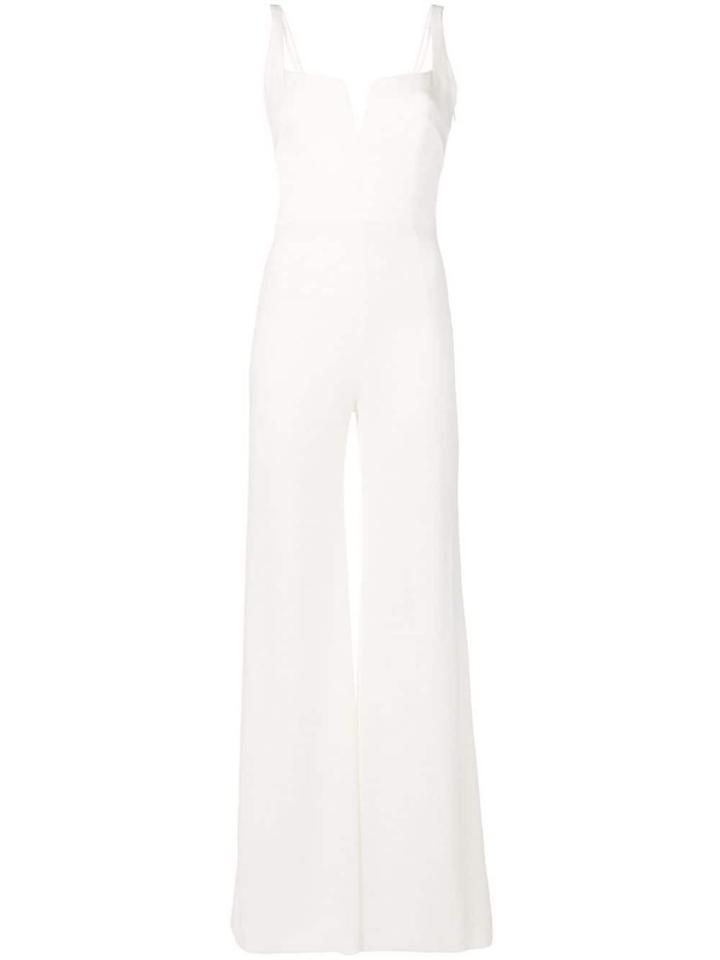 Galvan Eclipse Sleeveless Jumpsuit - White