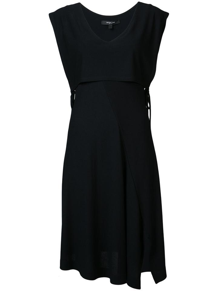 Derek Lam - Asymmetric Hem Dress - Women - Viscose - 36, Blue, Viscose