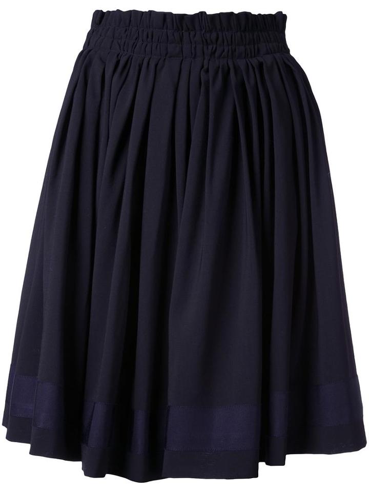 Michel Klein Flared Skirt, Women's, Size: 40, Black, Wool