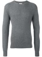Bellerose Crew Neck Jumper, Men's, Size: Medium, Grey, Acrylic/polyamide/viscose/wool