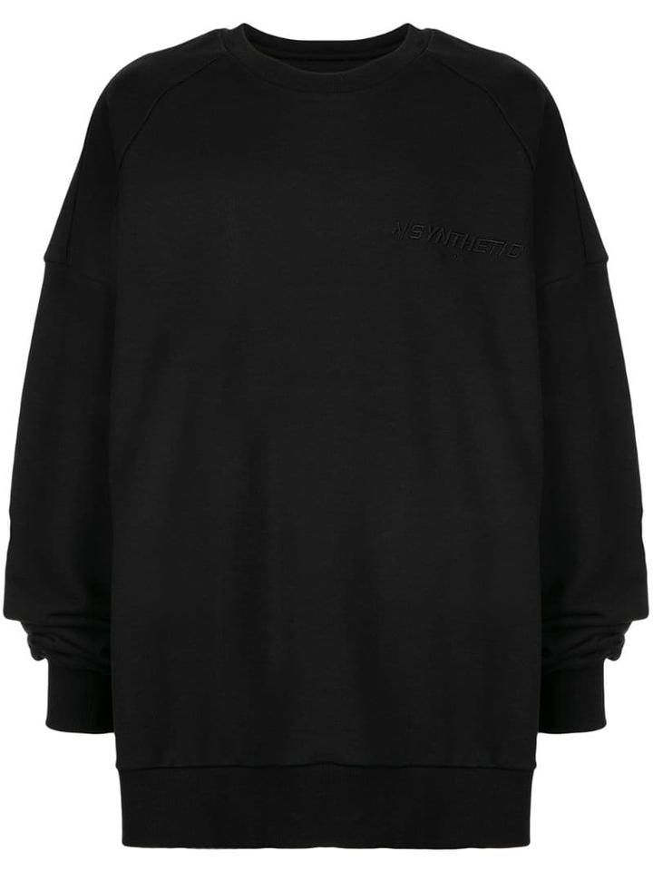 Juun.j Photo Print Jumper - Black