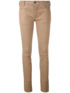 Drome - Skinny Trousers - Women - Leather - L, Tan, Leather