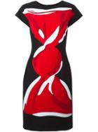 Boutique Moschino Bow Print Shortsleeved Dress