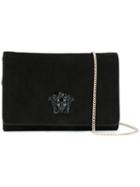 Versace 'palazzo' Patent Clutch, Women's, Black