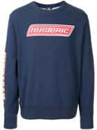 Hysteric Glamour Logo Printed Sweatshirt - Blue