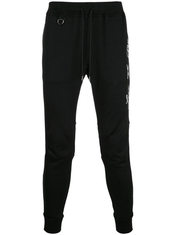 Roar Slim Fit Track Pants - Black