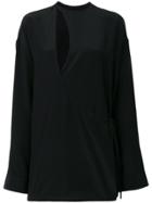 Haider Ackermann Oversized Kimono Blouse - Black