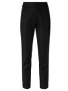 Andrea Marques - Slim Fit Trousers - Women - Cotton/spandex/elastane - 40, Black, Cotton/spandex/elastane