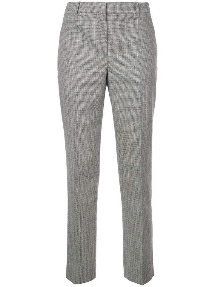 Givenchy Micro Check Straight Trousers - Black