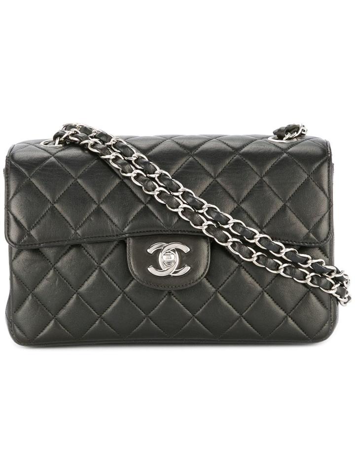 Chanel Pre-owned Double Face Chain Bag - Black