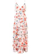 Borgo De Nor Filipa Floral Tiered Dress - Pink