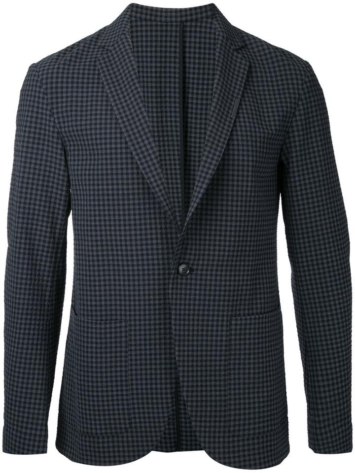 Factotum - Single Breasted Jacket - Men - Polyester/polyurethane/wool - 46, Black, Polyester/polyurethane/wool