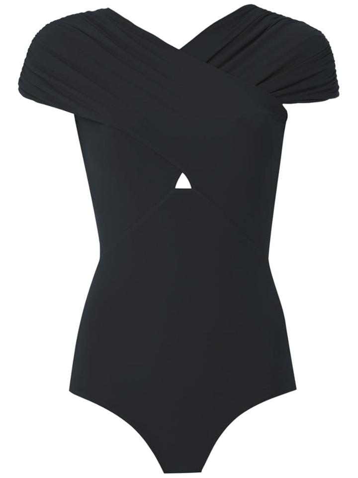 Amir Slama Open Back Body Blouse - Black