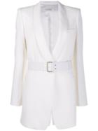 Philosophy Di Lorenzo Serafini Belted Longline Blazer - White