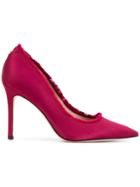 Sam Edelman Frayed Trim Pumps - Pink & Purple