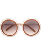 Chloé Eyewear - Carlina Sunglasses - Women - Acetate/metal (other) - One Size, Grey, Acetate/metal (other)