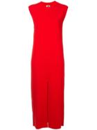 H Beauty & Youth Front Slit Dress - Red
