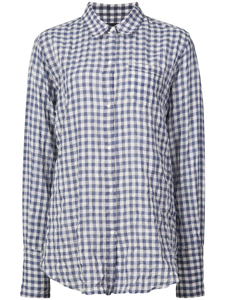 Nili Lotan Checked Button-down Shirt - Blue