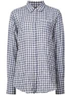 Nili Lotan Checked Button-down Shirt - Blue