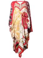 Marine Serre Scarf Print Maxi Dress - Multicolour