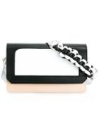 Sagan 'vienna Evening' Shoulder Bag, Women's, Black, Calf Leather/cotton