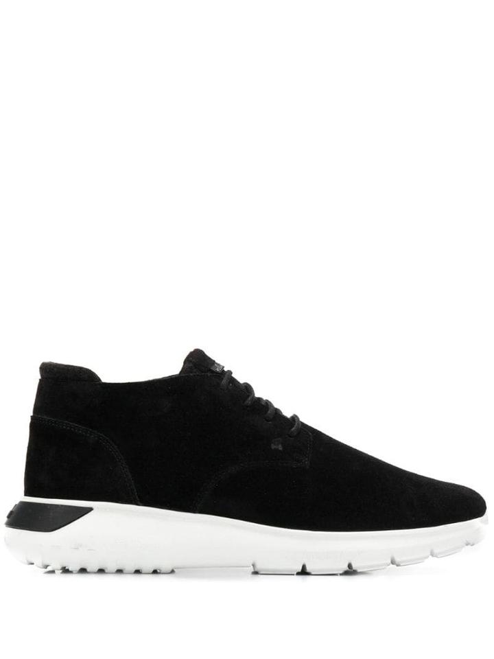 Hogan Smooth Lace-up Sneakers - Black