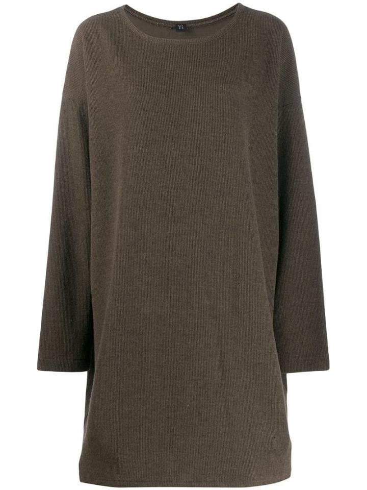 Y's Micro Ribbed Dress - Green
