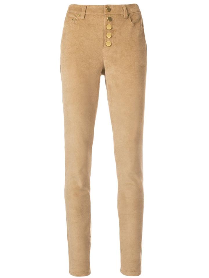 Michael Michael Kors Skinny Corduroy Trousers - Brown