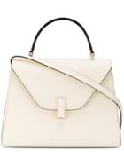 Valextra Foldover Top Tote - White