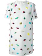 Stella Mccartney 'kasey' Dress, Women's, Size: 44, White, Silk/cotton/polyester/cotton