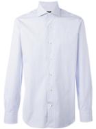 Barba Longsleeved Classic Shirt, Men's, Size: 40, Blue, Cotton