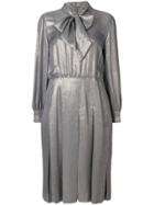 Nina Ricci Vintage Metallic Dress - Grey