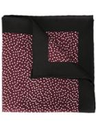 Lanvin Dotted Pocket Square, Men's, Pink/purple, Silk