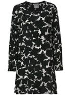 Eggs Printed Long Sleeve Day Dress