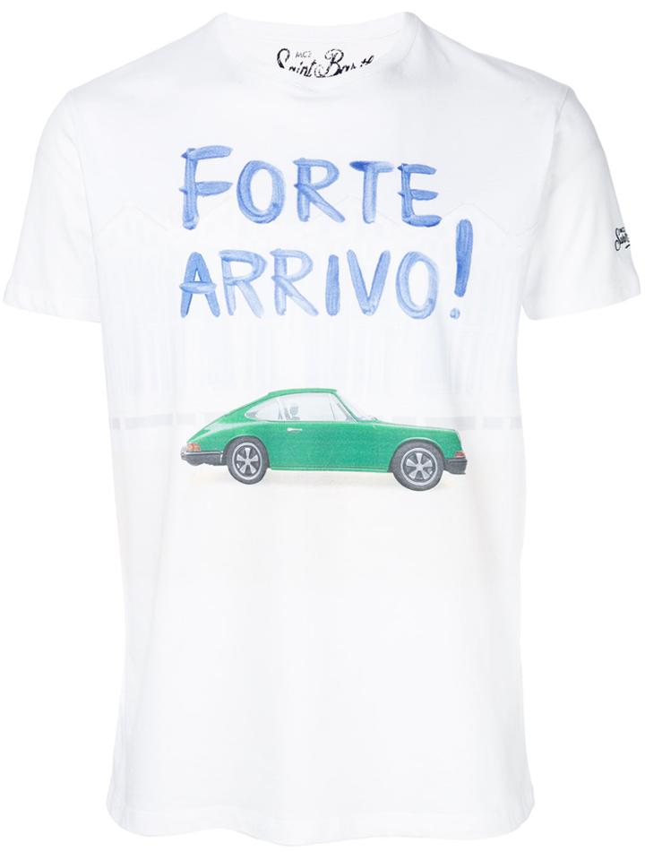 Mc2 Saint Barth Forte Arrivo! Printed T-shirt - White