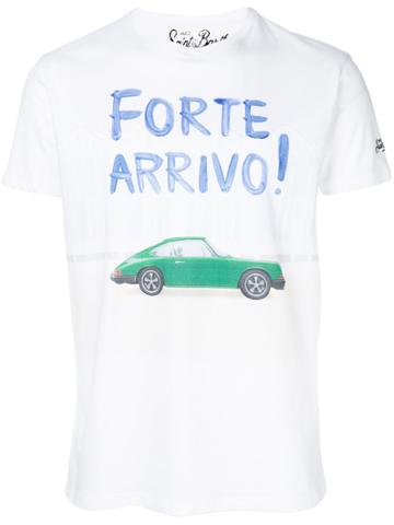 Mc2 Saint Barth Forte Arrivo! Printed T-shirt - White