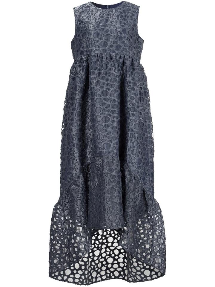 Co Long Embroidered Dress