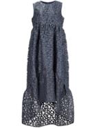 Co Long Embroidered Dress