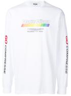 Msgm Multivitamin Logo Sweater - White