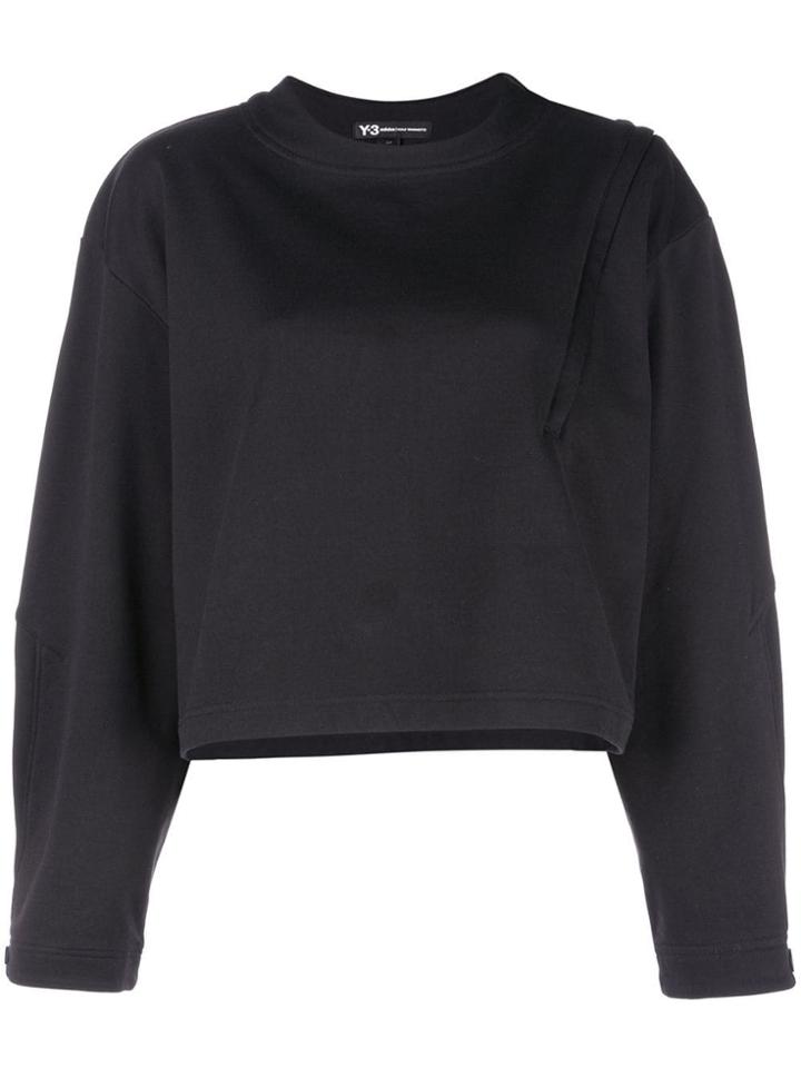Y-3 Zip Detail Sweatshirt - Black