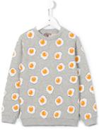 Emile Et Ida Fried Eggs Print Sweatshirt