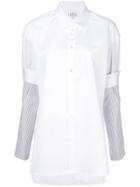 Maison Margiela Contrast Sleeve Shirt - White