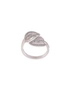 Anita Ko Diamond Small Leaf Ring - Metallic