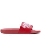Valentino Garavani Valentino Garavani Signature Embroidered Slides