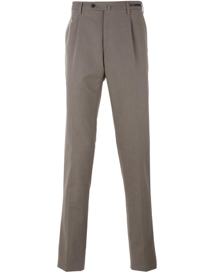Pt01 - Slim Fit Trousers - Men - Cotton - 54, Green, Cotton
