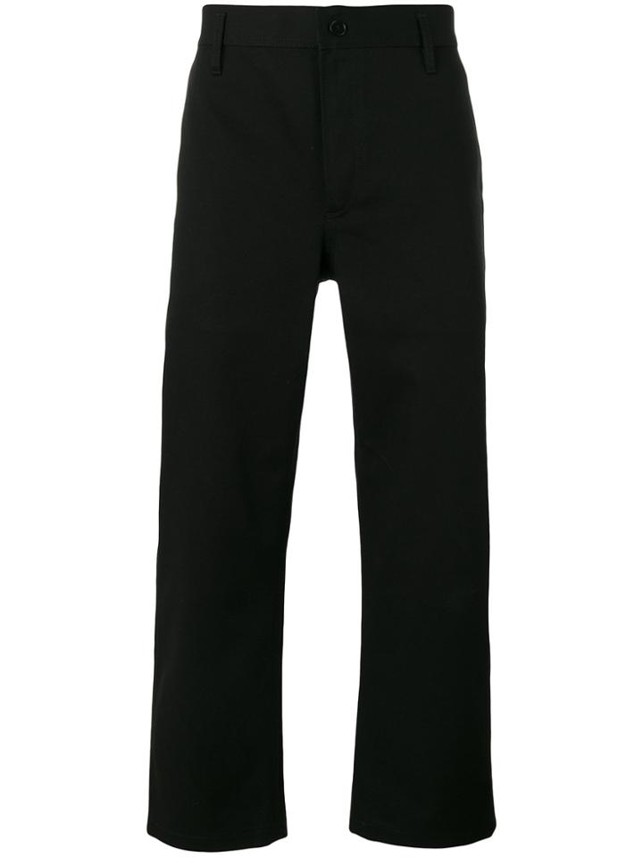 Burberry Cropped Trousers - Black