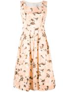 Eggs - Floral Print Dress - Women - Cotton/polyester/acetate - 42, Nude/neutrals, Cotton/polyester/acetate