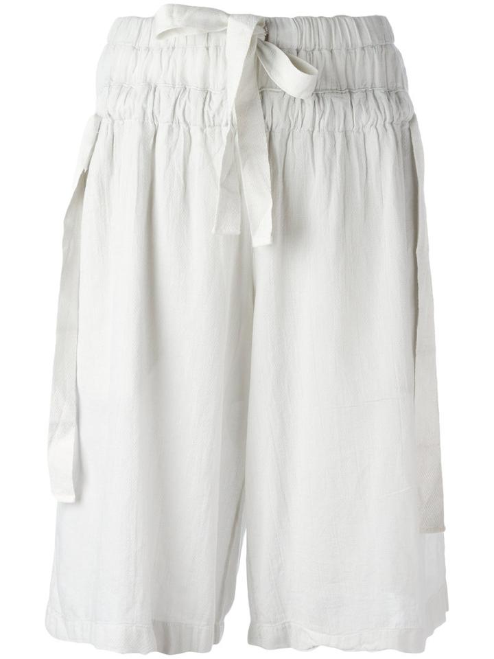 Lost & Found Rooms Knee-length Shorts, Women's, Size: Large, White, Cotton