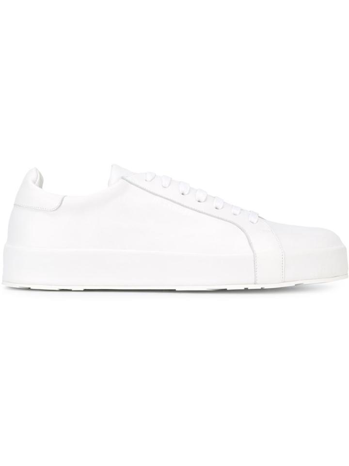 Jil Sander Classic Low-top Sneakers - White