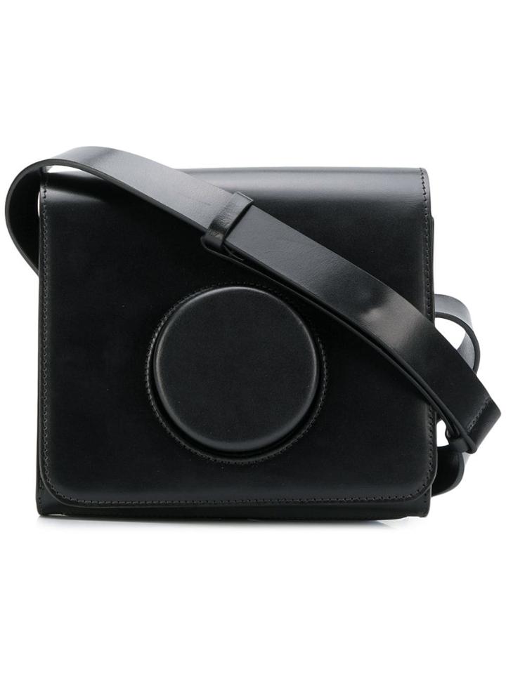 Lemaire Circle Detail Shoulder Bag - Black